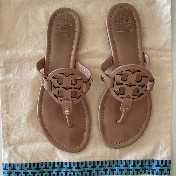 Tory Bruch Shoes - Tory Burch Miller Sandal - Size 8.5 - Color:  Make-up
